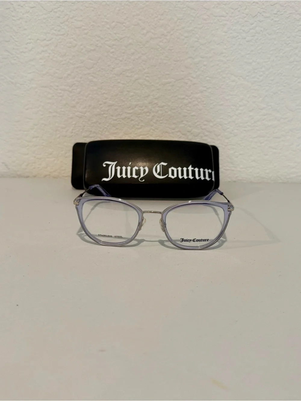 Juicy Couture Clear Lavender Frame Women's Glasses